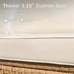 Phi Villa 4-Seater Patio Budget-Friendly Bohemian Wicker And Wood Sofa Set -Phi Villa phi villa patio budget friendly wicker sofa07