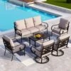 Phi Villa 7-Seater Patio Elegant Sofa Set With Cushions & Metal Coffee Table -Phi Villa phi villa patio elegant sofa set with cushions04