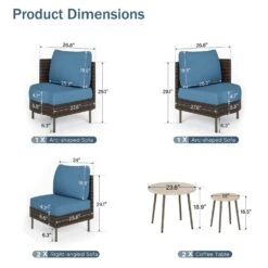 Phi Villa Patio Navy Curved Sectional Wicker Sofa Set -Phi Villa phi villa patio navy curved sectional wicker sofa set13