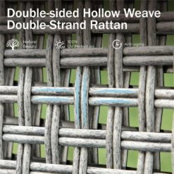 Phi Villa Vintage Outdoor Wicker And Mimics Wood Sofa Set With Coffee Table -Phi Villa phi villa vintage outdoor wicker mimics wood sofa02