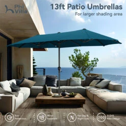 Phi Villa -Phi Villa phi villa 13ft double sided umbrella02 4a335c71 fc31 4838 b6bc e6668f33e1e6
