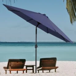 PHIVILLA 9ft Manual-tilted Outdoor Patio Umbrella With Crank Handle -Phi Villa sandy manoa Oke1 WCiYj0 unsplashxx